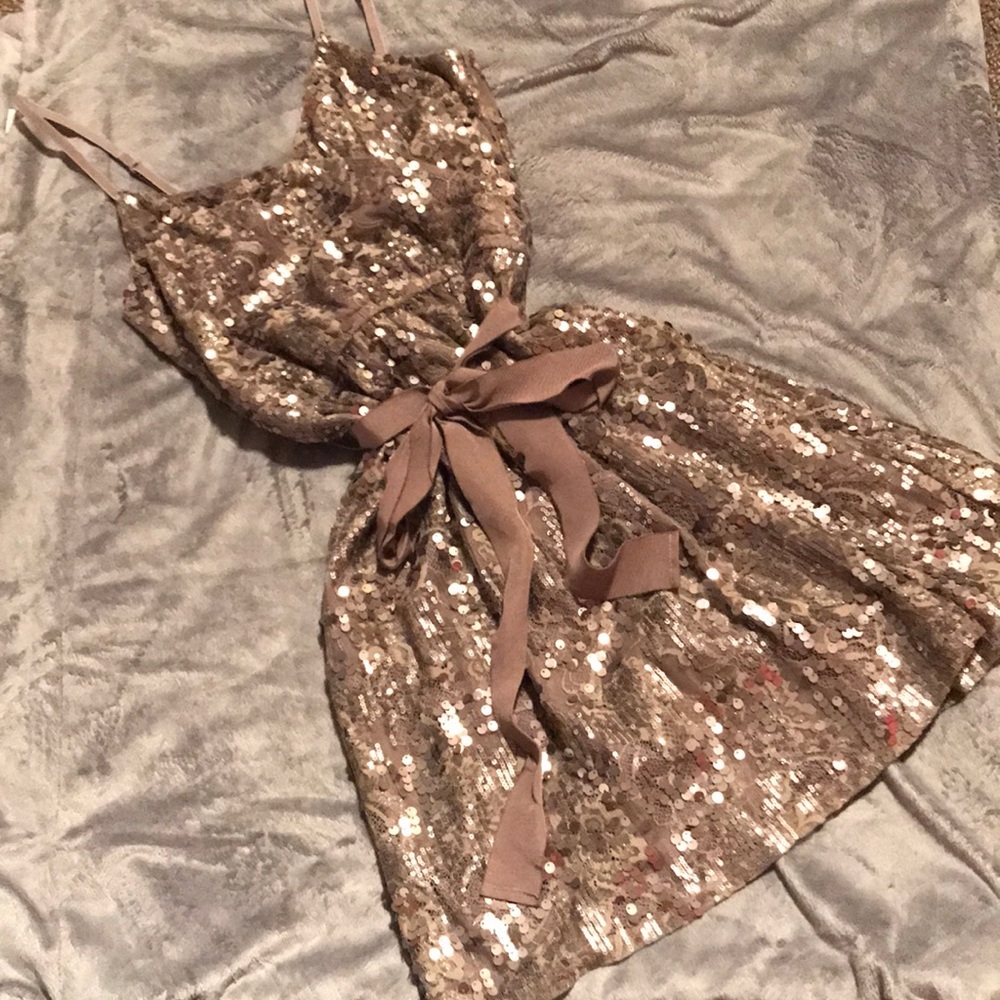 Express sequin dress